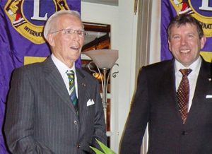 Wolfgang Huber 50 Jahre Mitglied beim Freudenstädter Lionsclub
