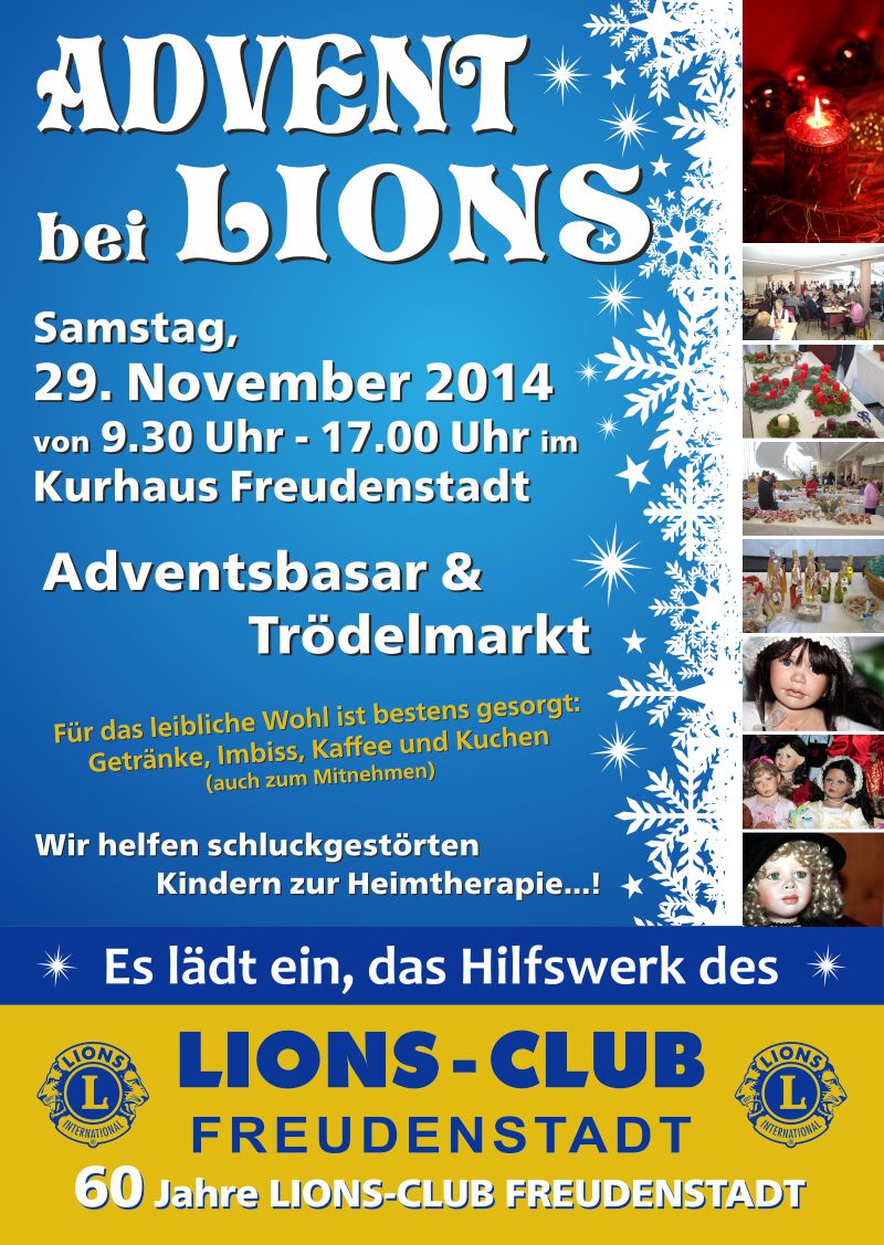 Lions Adventsbasar 2014
